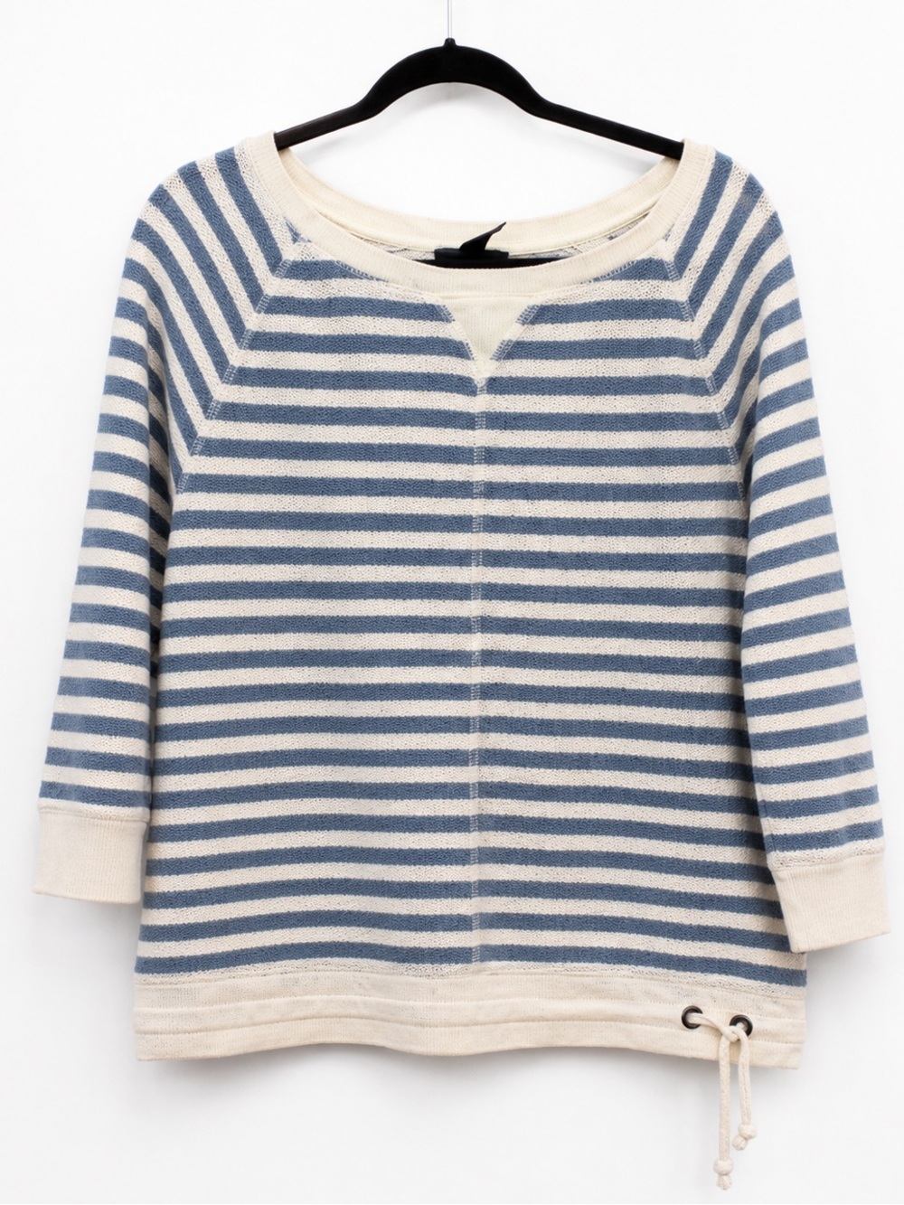 Lauren Ralph Lauren jeans vintage Striped Knit Pullover Sweater Blue nautical